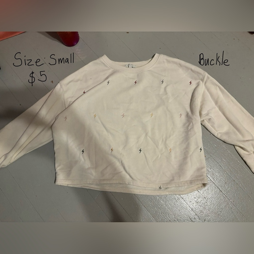 Lighting bolt sweatshirt